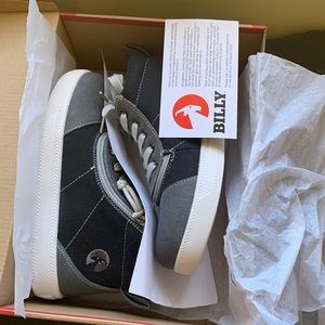 Grey Colorblock BILLY D|R Short Wrap High Tops Wide (WDR) Size 3W